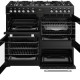 Zwart fornuis Belling COOKCENTRE 100 DF BLK met multifunctionele ovens