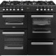 Belling COOKCENTRE 100 DF BLK fornuis - vrijstaand 100 cm breed zwart met chroomaccenten