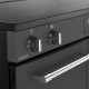 Belling FARMHOUSE 100Ei ANT met chromen accenten en metalen bedieningsknoppen
