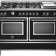 Bertazzoni HER126G2ENET is een 120 cm. breed fornuis uit de heritage serie