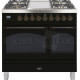 Boretti VFPNO94ZWG fornuis gasoven zwart