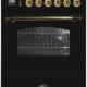 Boretti VPN64ZWG fornuis gasoven zwart