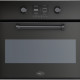 Boretti MLBC45ZW inbouw oven met magnetron - zwart - outlet
