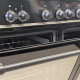 Massieve ovendeurhendel Boretti MLI94DZW met matzwarte afwerking