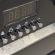 Tijdinstelling en digitale display van Boretti dubbele oven fornuis