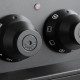 RVS bedieningsknop van Boretti MLI95XMAT inductiefornuis met draaifunctie