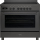 Boretti MLI95XMAT inductie fornuis 90 cm breed in antraciet