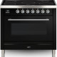 Boretti VPI93ZW inductie zwart fornuis