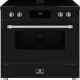 Elementi di Cucina IC9034-ZW-S inductie fornuis met afzuiging - zwart - klassiek