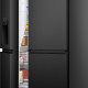 Etna AKV879IZWA vrijstaande side-by-side koelkast - blacksteel