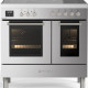 Fratelli MI2920I5FEMIXCR inductie fornuis - roestvrijstaal - dubbele oven