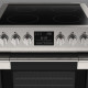 Fulgor Milano FSRC 3004 P MI ED 2F MBK fornuis inductie - zwart - 76,2 cm. breed