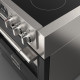 Fulgor Milano FSRC 3004 P MI ED 2F MBK fornuis inductie - zwart - 76,2 cm. breed