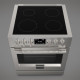 Fulgor Milano FSRC 3004 P MI ED 2F X fornuis inductie - 76,2 cm. breed