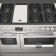 Fulgor Milano FSRC 4807 2P MK 2F X gas fornuis - 121,6 cm. breed - rvs