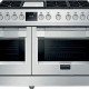 Fulgor Milano FSRC 4807 2P MK 2F X gas fornuis - 121,6 cm. breed - rvs