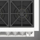 Fulgor Milano FSRC 4807 2P MK 2F X gas fornuis - 121,6 cm. breed - rvs