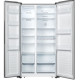 Hisense RS677N4AIF side-by-side koelkast - rvs-look - zonder ijsdispenser
