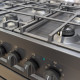 Ilve L096WSCM3/MGD gas fornuis - mat zwart - met opberglade