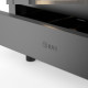 ILVE mat zwart fornuis met soft-close opberglade en dubbele ovenverlichting
