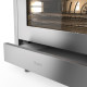 Soft-close lade onder ILVE LBI095WSCM3/SS inductie fornuis voor extra opbergruimte