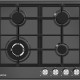 Inventum IKG6024WGZWA inbouw gaskookplaat - zwart
