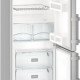 Het interieur van de Liebherr CNef3515 koelkast rvs