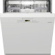 Miele G5022SCU BW onderbouw vaatwasser met besteklade - wit