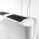 Novy MOOD 7550 eiland afzuigkap wit - recirculatie