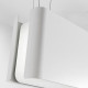 Novy MOOD 7550 eiland afzuigkap wit - recirculatie