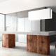Novy MOOD 7550 eiland afzuigkap wit - recirculatie