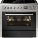 Steel EQ9F-5FI Enfasi inductie fornuis uitgevoerd met antraciet ovendeur en opbergvak