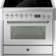 Steel GP9F-5FI inductie fornuis – vrijstaand 90 cm fornuis met 5 inductiezones en multifunctionele oven