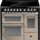 Luxe Sabbia fornuis met 3 ovens en soft-close deuren – Steel Oxford