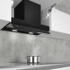 Siemens LJ67BAM60 inbouw afzuigkap - blokdesign - zwart