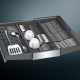 Siemens SN87ZX06CE inbouw vaatwasser met besteklade en Home Connect - 40 dB