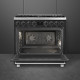 Elektrische oven SMEG B91GMMBNLK2 met circulaire warmteverdeling en ventilatoren
