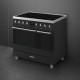 De combinatie van mat zwart met rvs accenten geven de C92IMMB2 een fraaie look voor iedere keuken 