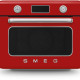 Smeg COF01RDEU vrijstaande combi-stoomoven - rood