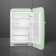 Smeg FAB10HRPG6 retro jaren 50 koelkast - waterwgroen - tafelmodel