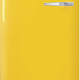 Smeg FAB28LYW6 retro jaren 50 koelkast - geel - linksdraaiend