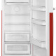 Smeg FAB28RDCC5 koelkast - Coca Cola retro jaren 50 - rood