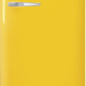 Smeg FAB28RYW6 retro jaren 50 koelkast - geel - rechtsdraaiend