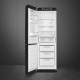 Smeg FAB32LBL6 retro jaren 50 koelkast - zwart - linksdraaiend