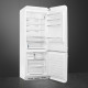 Smeg FAB38RWH6 retro jaren 50 koelkast - wit - rechtsdraaiend