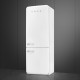 Smeg FAB38RWH6 retro jaren 50 koelkast - wit - rechtsdraaiend