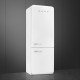 Smeg FAB38RWH6 retro jaren 50 koelkast - wit - rechtsdraaiend