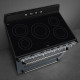 Smeg TR90IGR inductie fornuis - leigrijs