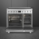 Smeg C92IPX2 inductie fornuis - roestvrijstaal - dubbele oven