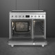 Smeg C92IPX2 inductie fornuis - roestvrijstaal - dubbele oven
